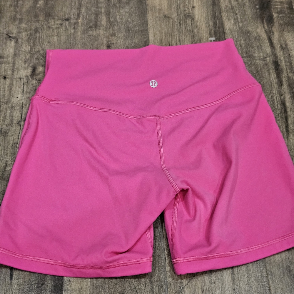 lululemon athletica Bright Pink High-Rise Athletic Shorts